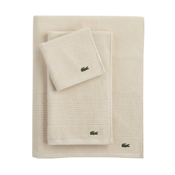 Lacoste Legend Supima 100% Cotton Bath Sheet & Reviews | Wayfair